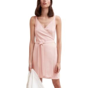 NWT EVERLANE Women’s The Japanese Go Weave Tank Mini Wrap Dress